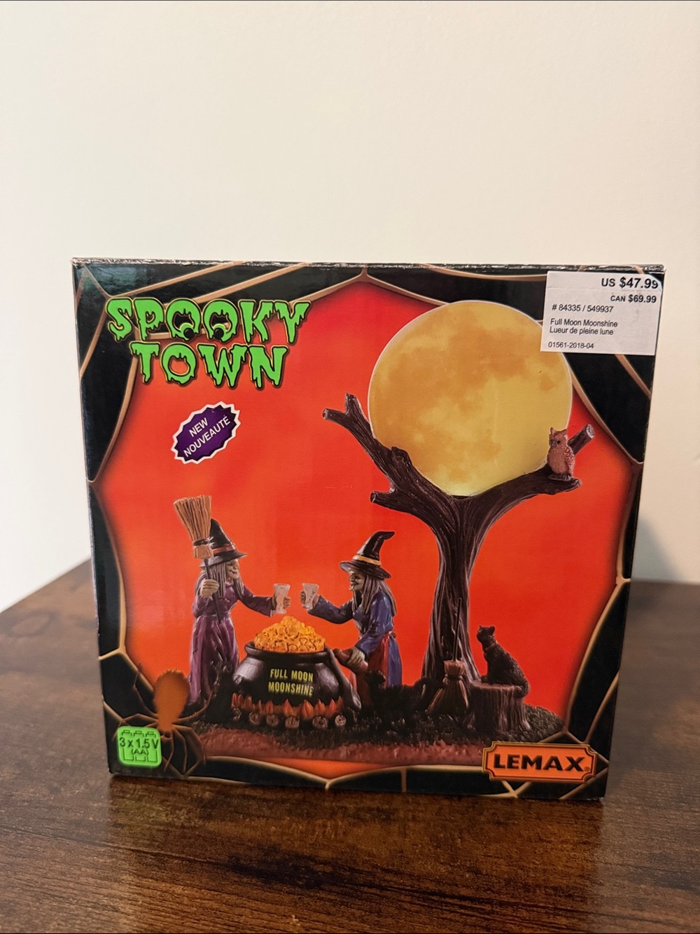 Lemax Spooky Town Full Moon Moonshine Witches Halloween Decor Table Accent 84335 - Picture 12 of 15